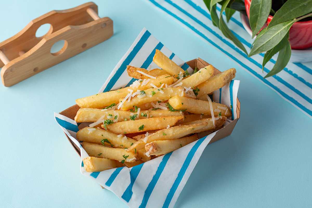 Truffle Parmesan Fries By Noble Burgers