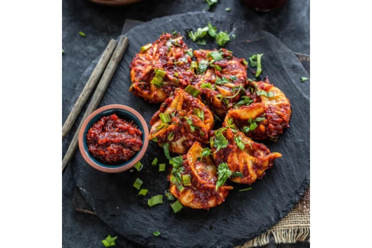 Chicken Fried Schezwan Momos