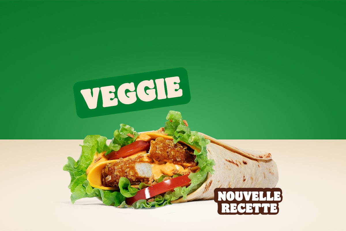 Wrap Chicken Louisiane Veggie