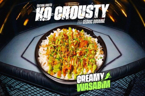 K. O CROUSTY CREAMY WASABIM 🌶️