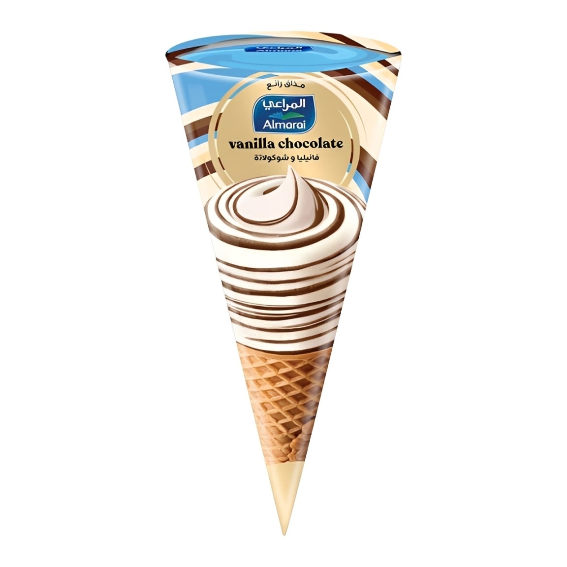 Almarai Vanilla & Chocolate Cone Ice Cream 120ml