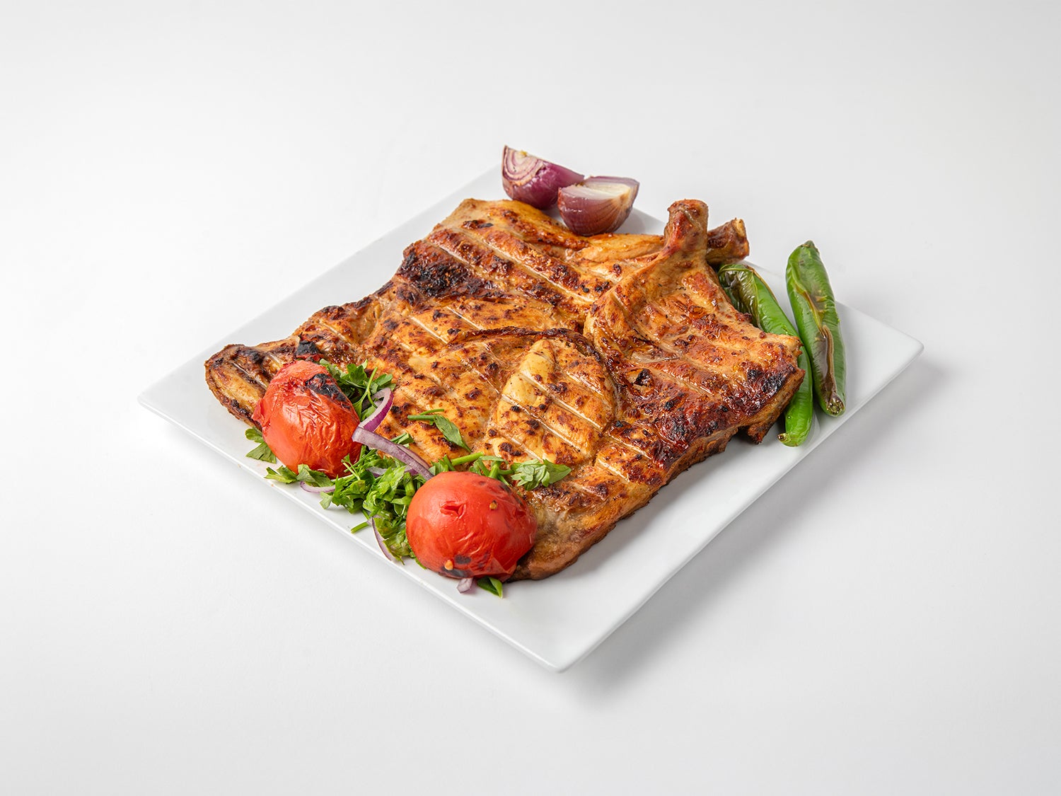 Grilled Chicken on Coal