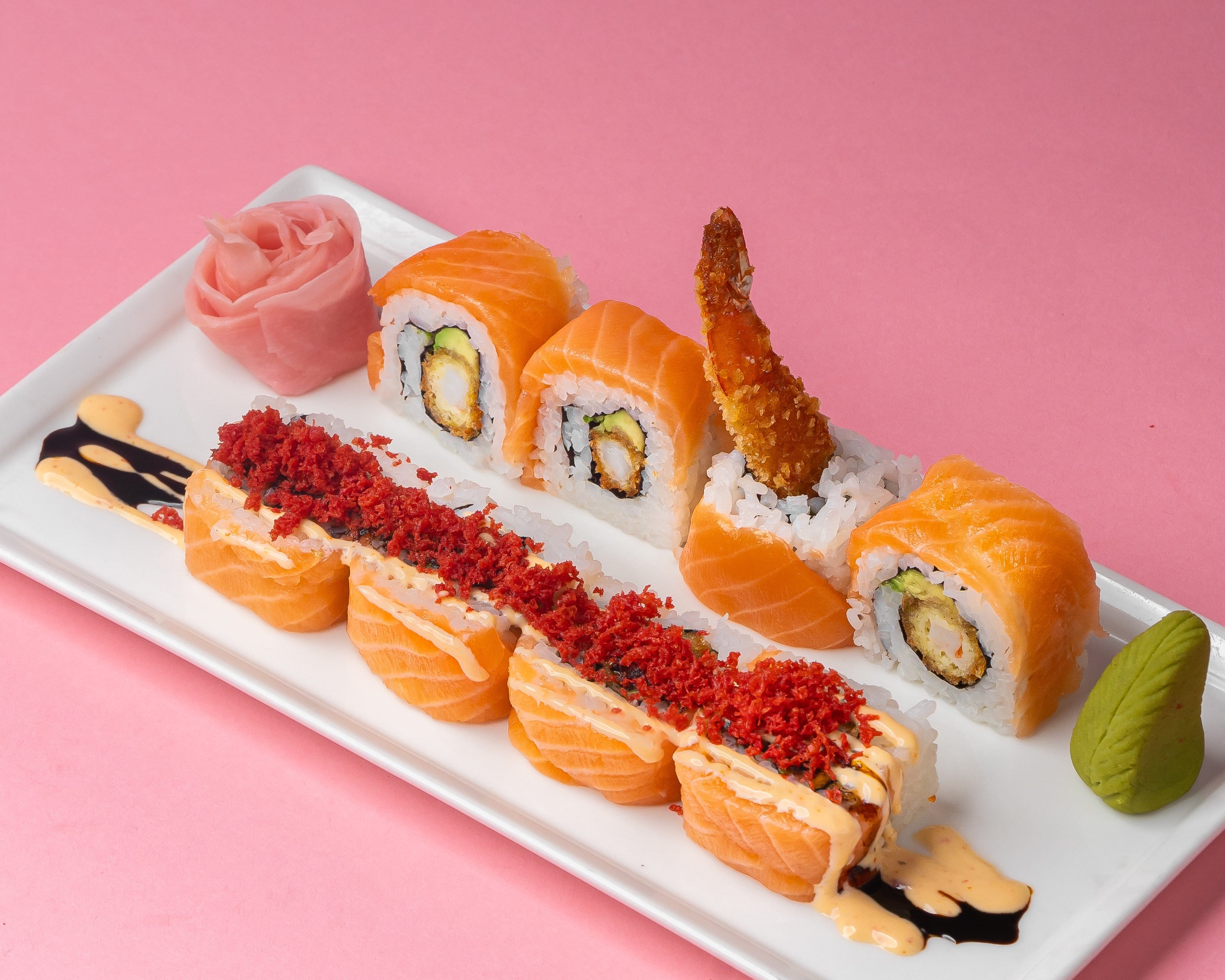 Salmon Tanuki Roll(Raw)