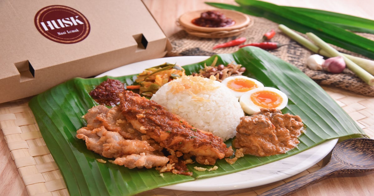 HUSK Nasi Lemak - Bugis Cube - Duxton delivery from Bugis/Arab Street ...