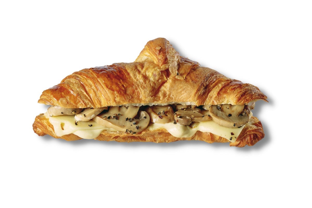 Mushroom & Cheese Croissant