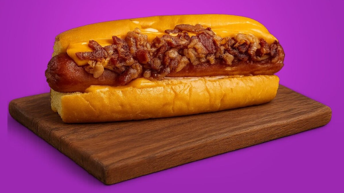 Cheese & Bacon Hot Dog