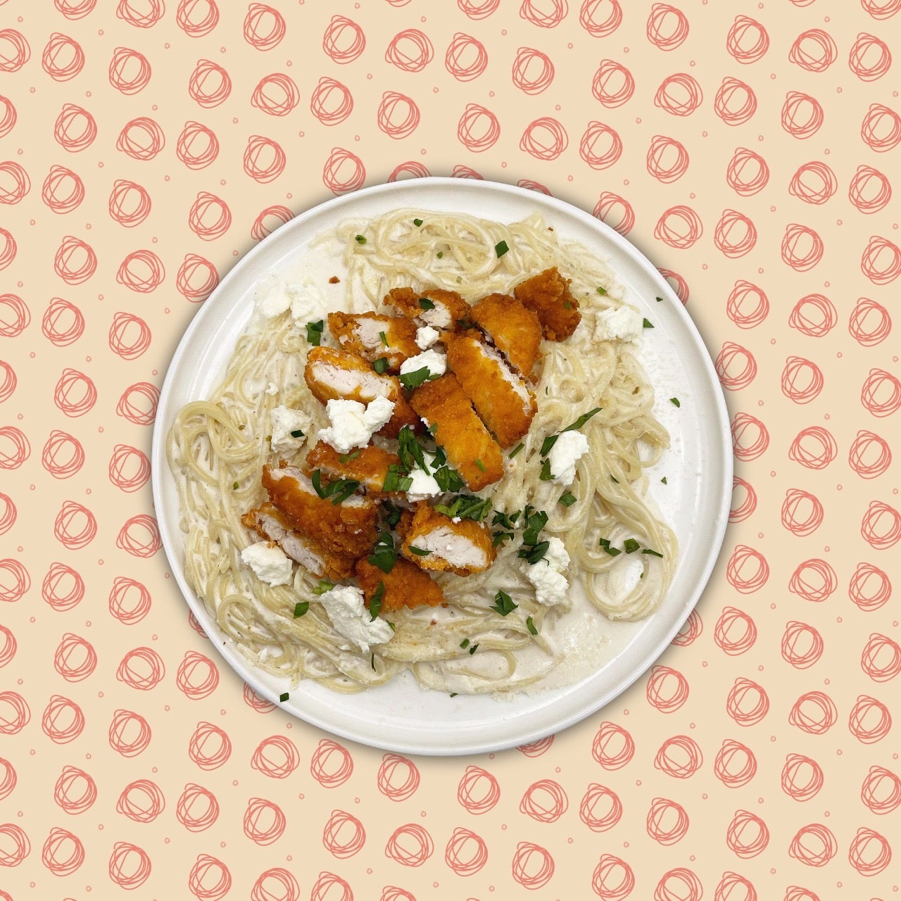Spaghetti Poulet Alfredo