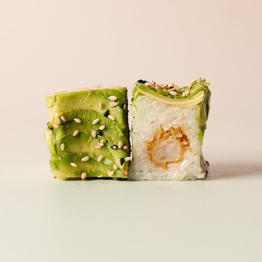Roll avocat tempura