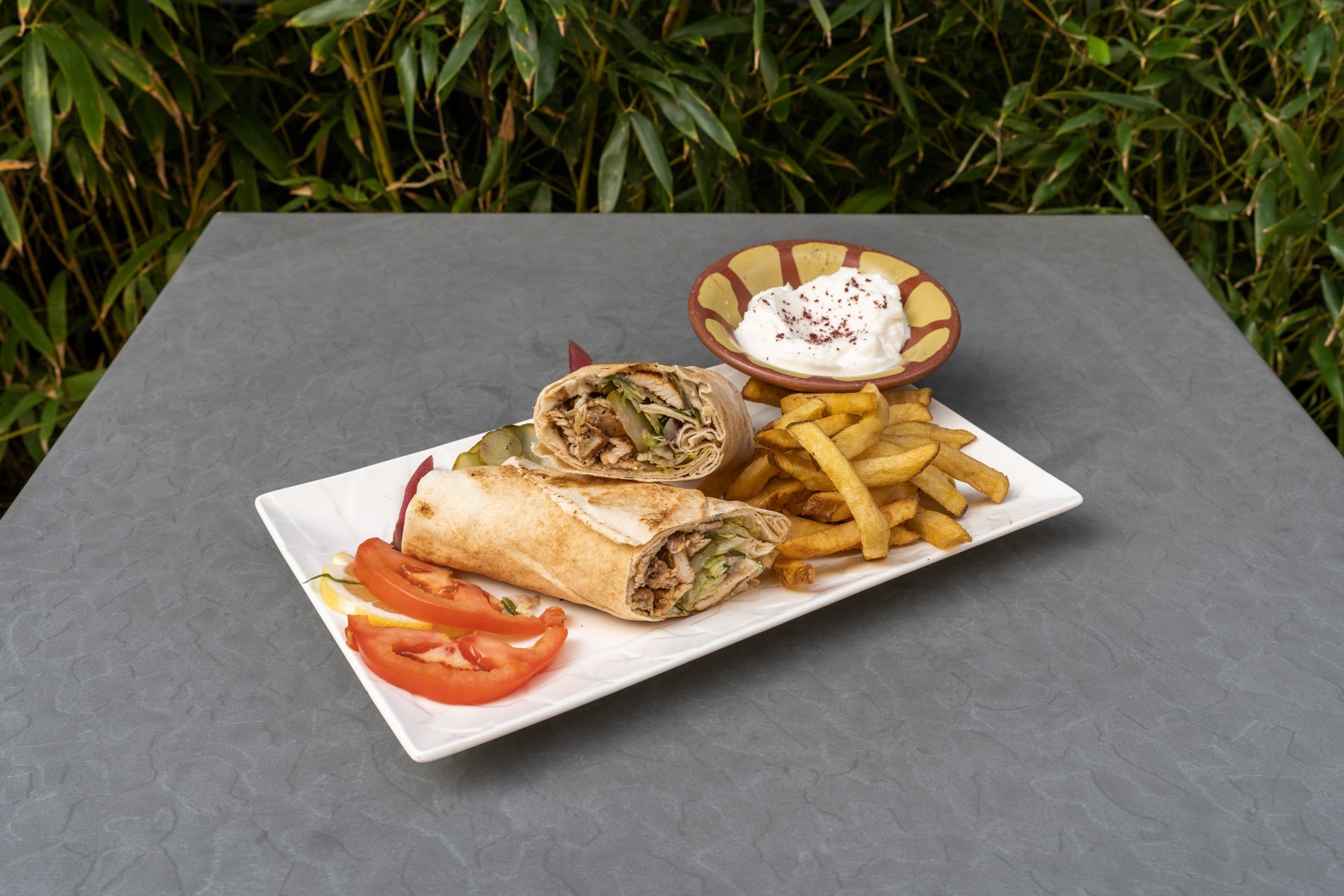 Sandwich chawarma poulet