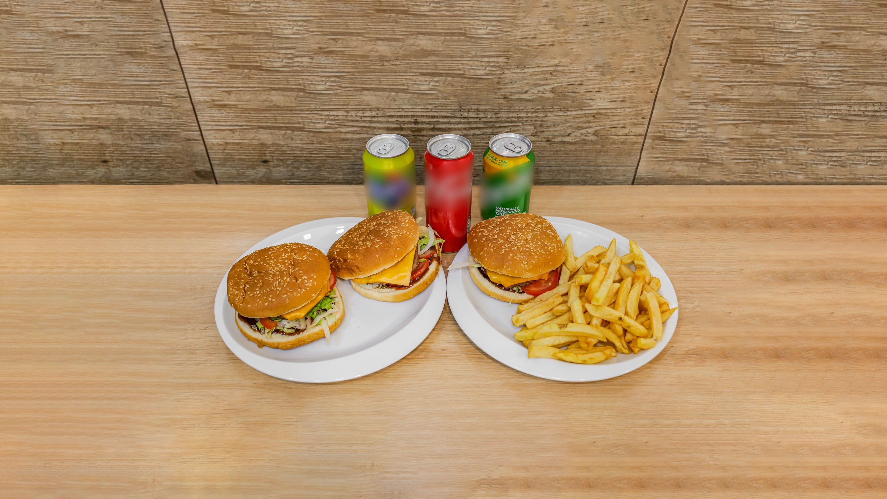 🍔🍔Menu 3 hamburgers🍟🥤