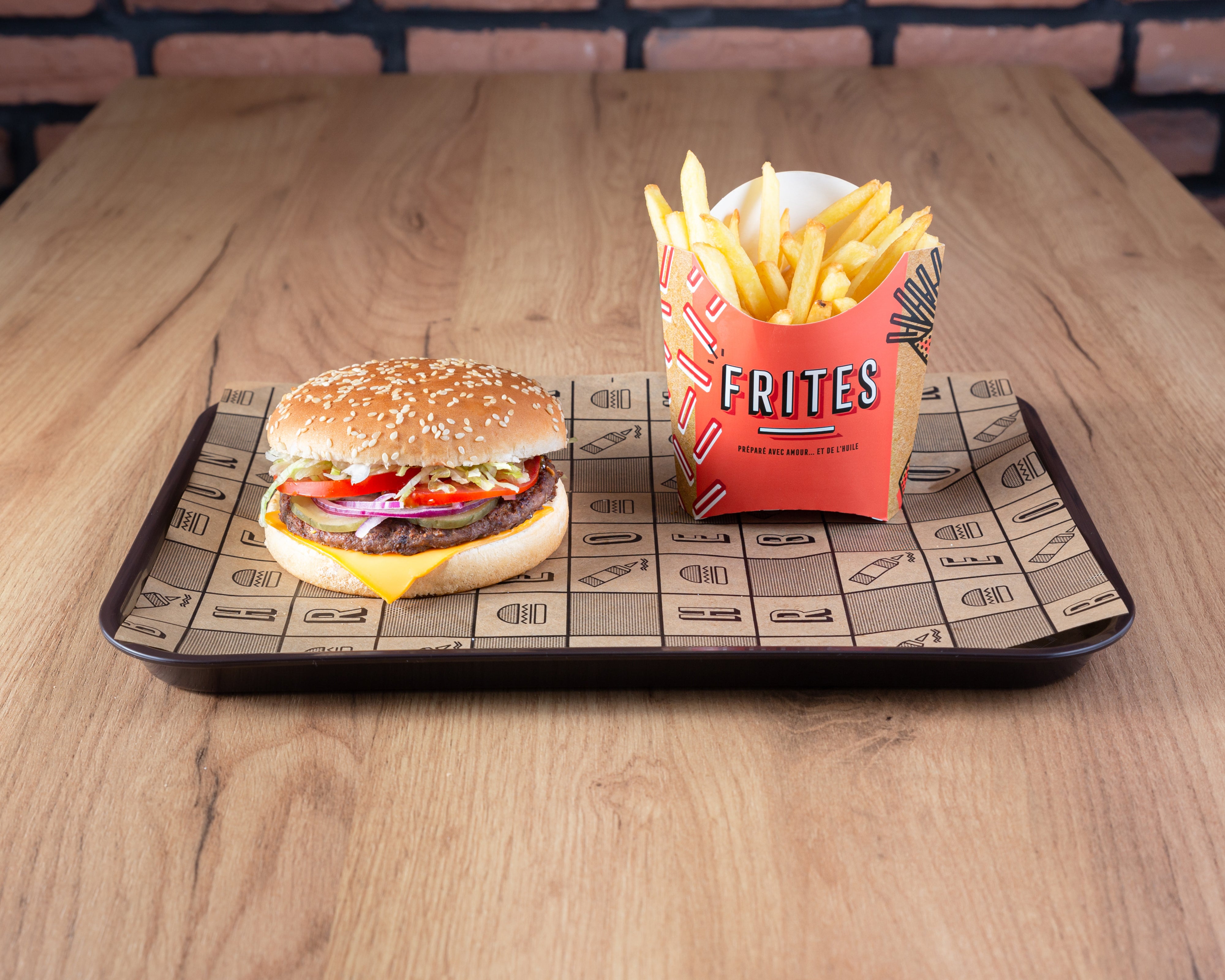 Menu B-woop 1 burger