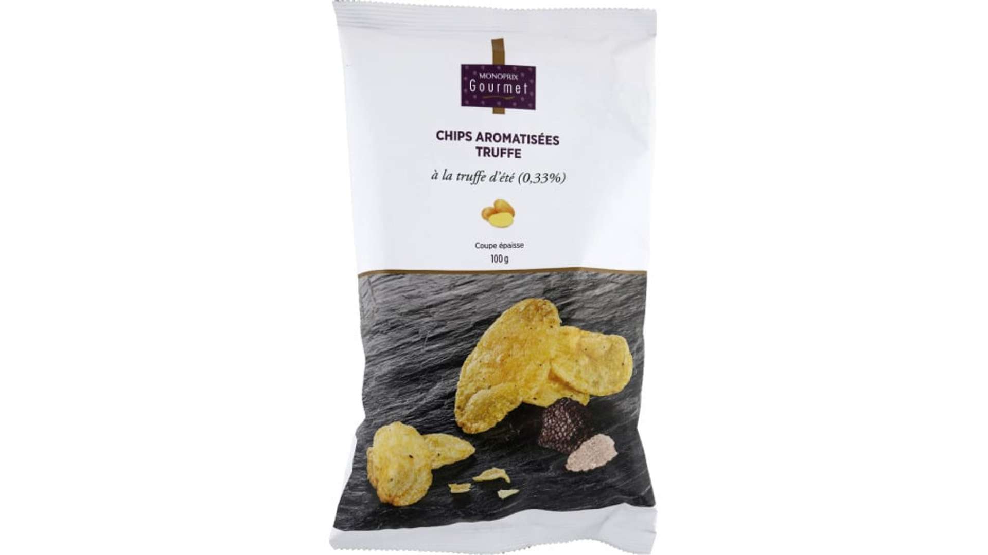 Monoprix Gourmet Chips aromatisées à la truffe Le paquet de 100 g