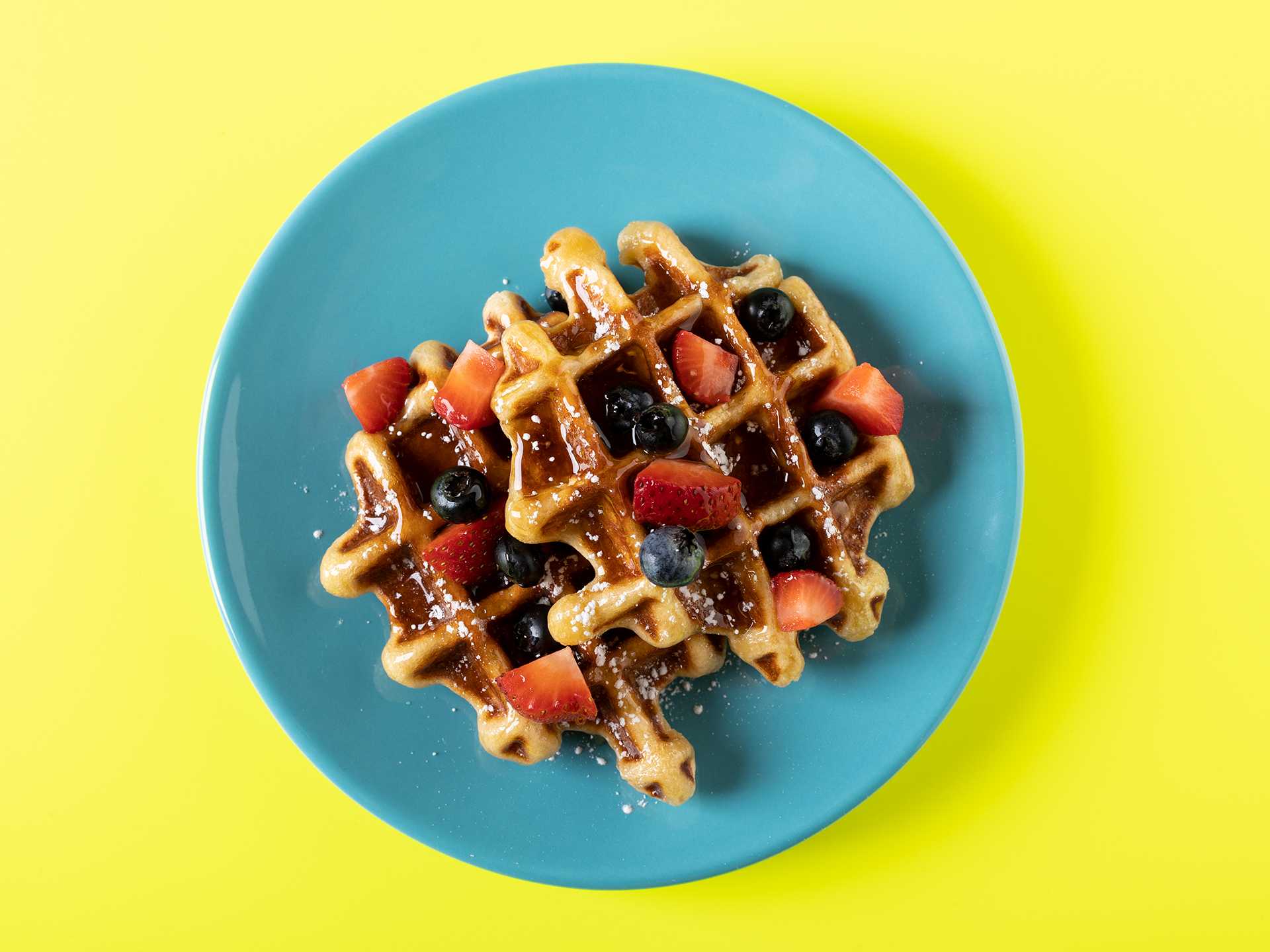 Beautiful Berry Waffles