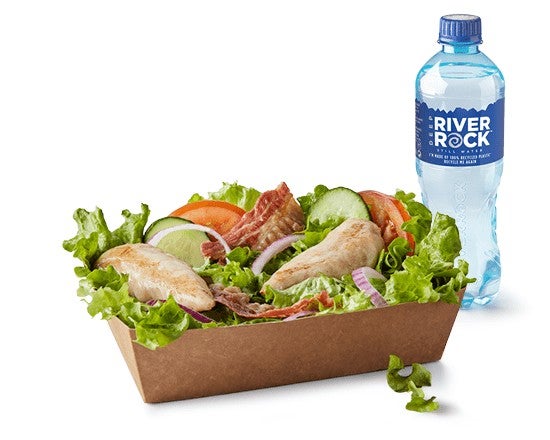 Grilled Chicken and Bacon Salad Meal