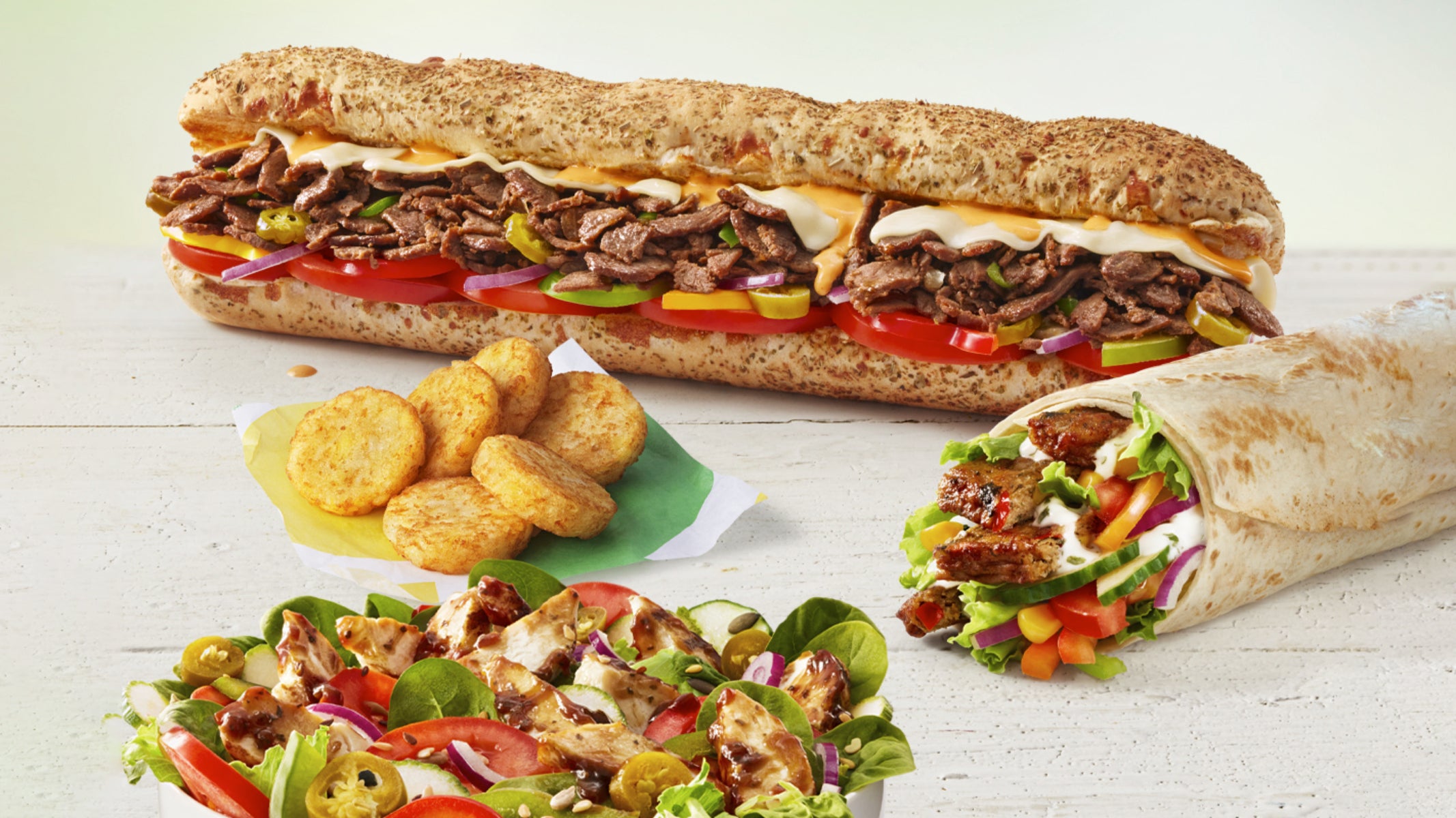 Subway delivery from Fleetwood Order with Deliveroo