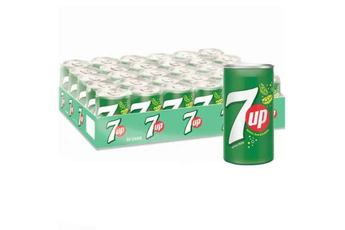 7 Up Soda Cans 250ml - Pack of 30