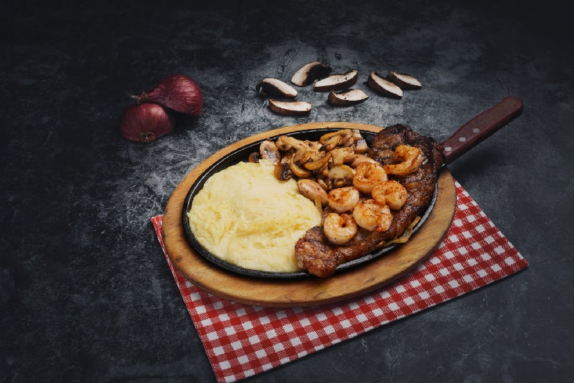 Blackened Street Steak and Shrimp
