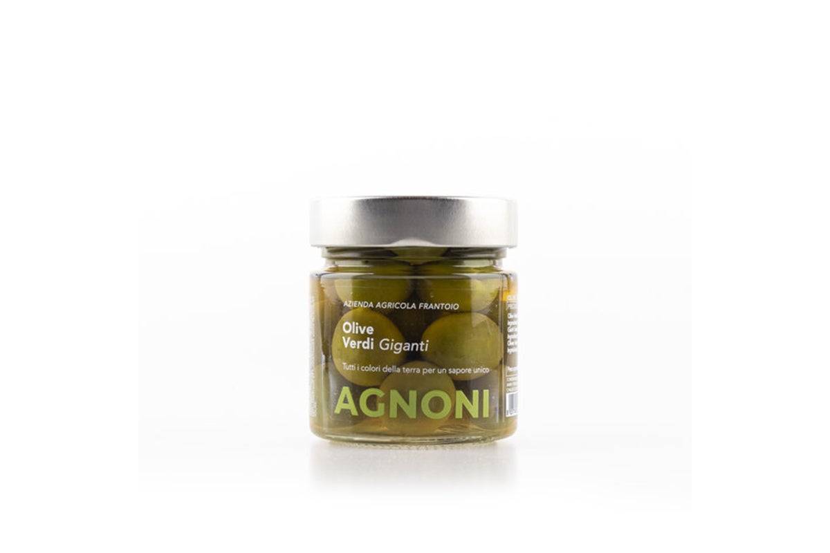 Agnoni Big Green Olives in Brine 212ml