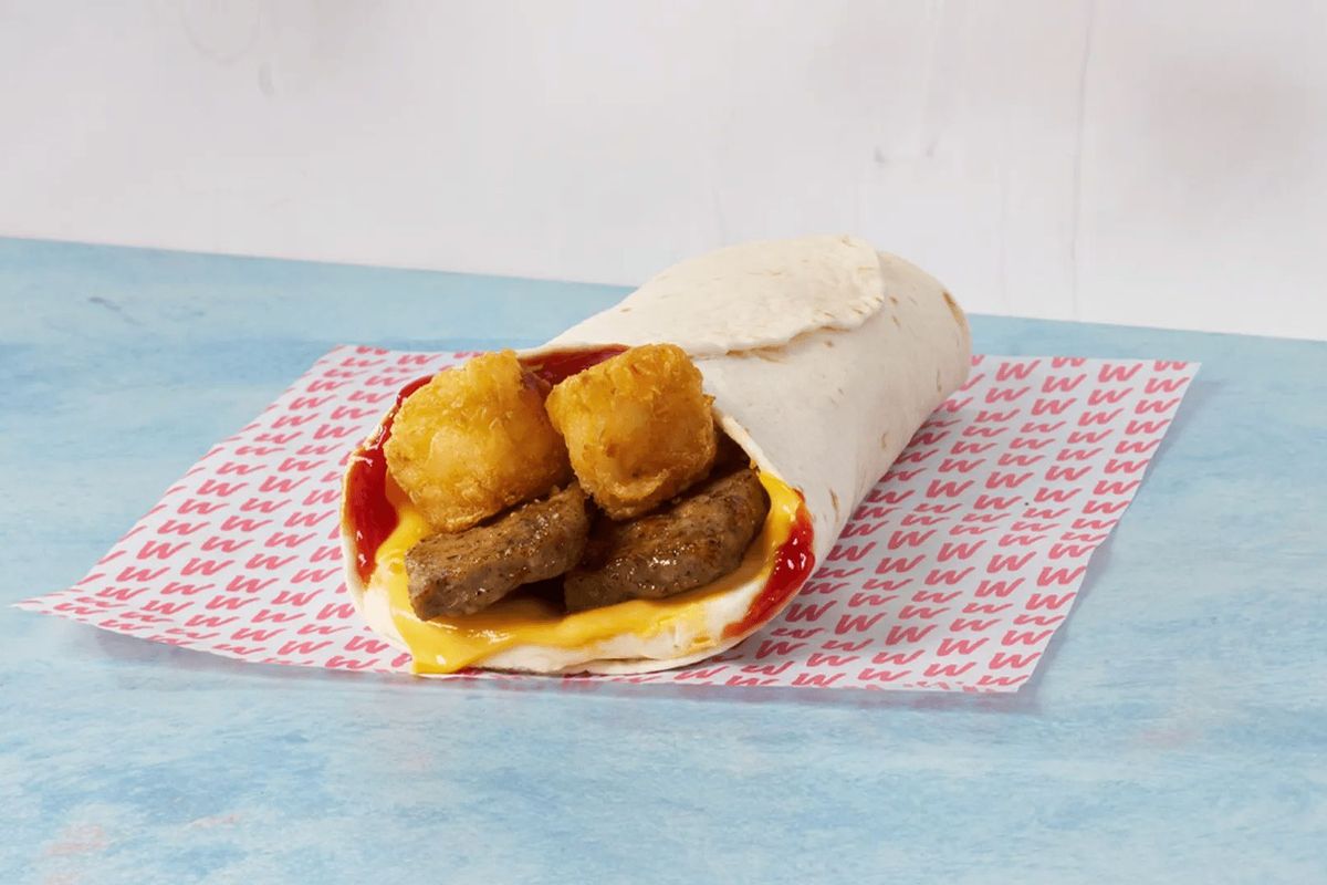 Sausage Egg & Cheese Breakfast Wrap