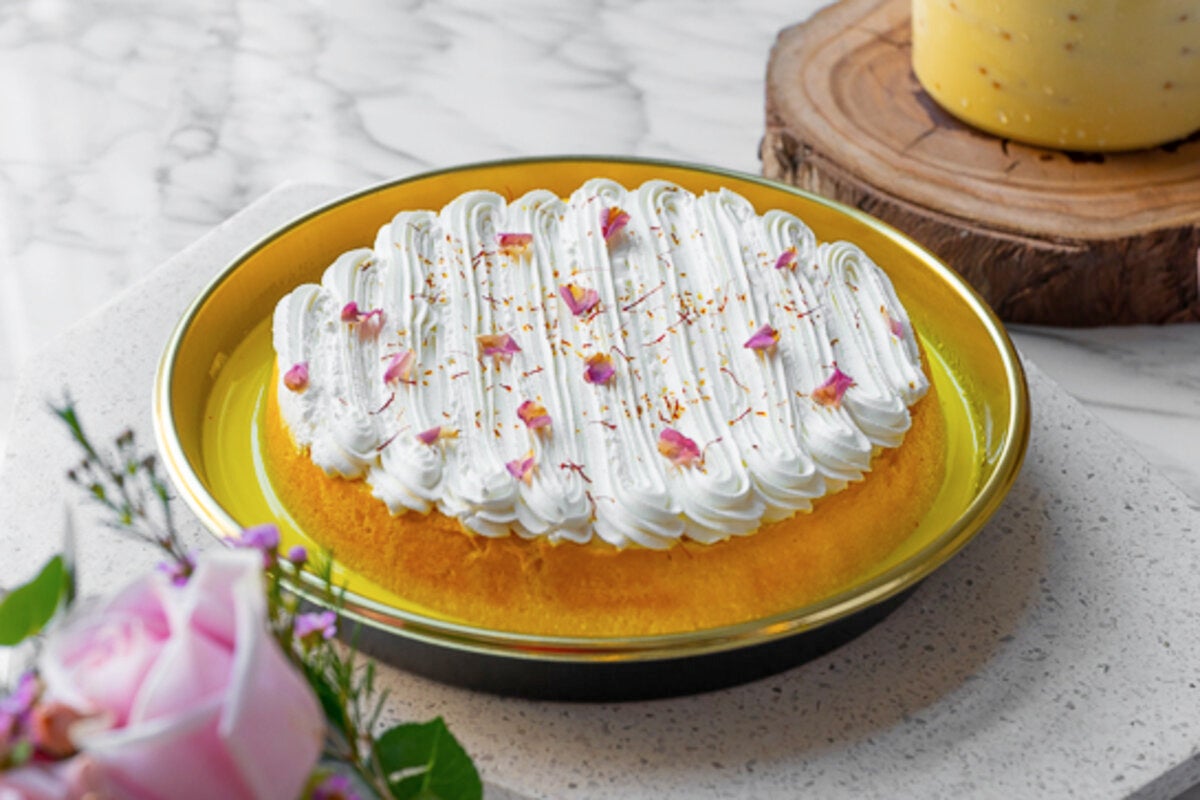 Saffron Milk Cake