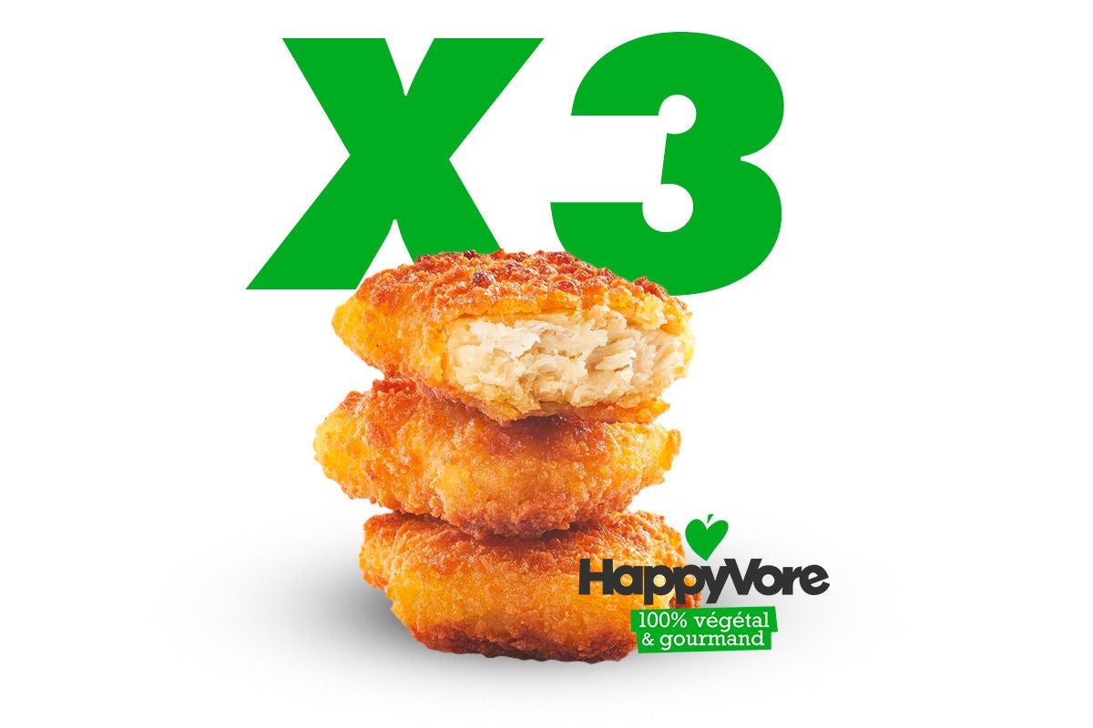 Nuggets veggie happyvore X3 🥬