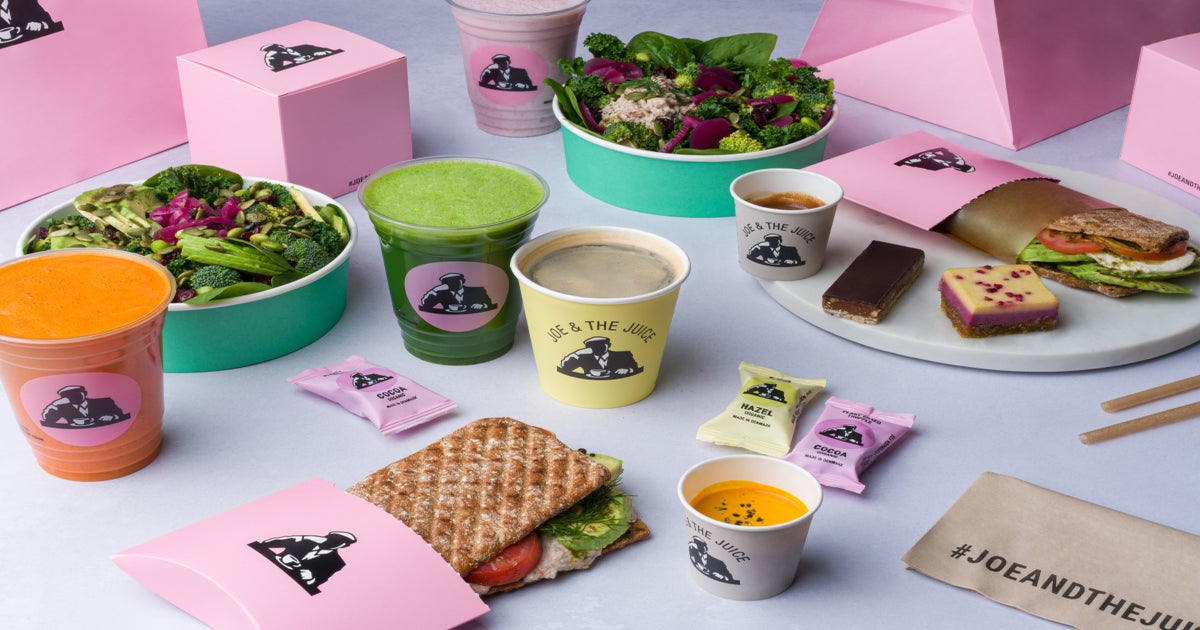 Joe & The Juice Canary Wharf Churchill Place delivery from Canary