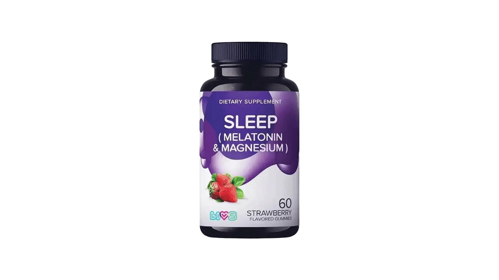 Livs Sleep Melatonin & Magnesium 60 Strawberry Gummies