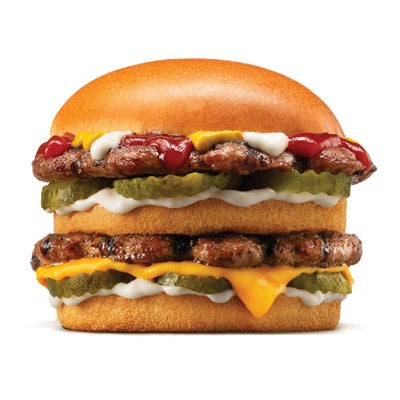 Double Hardee Beef Sandwich