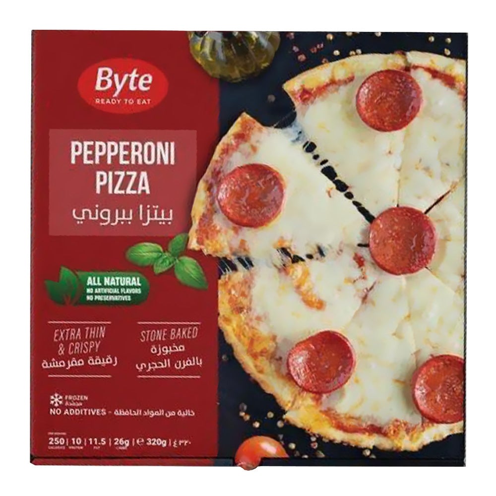 Byte Frozen Pepperoni Pizza 320 g