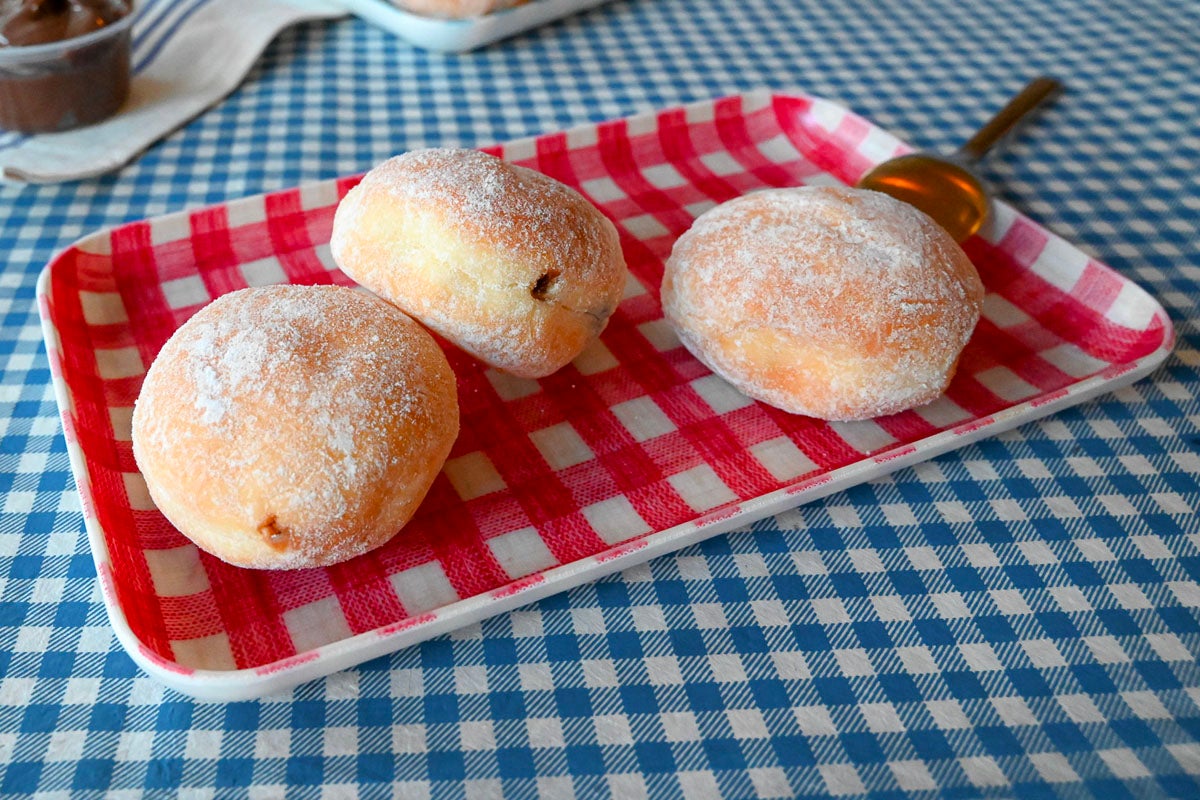 💥 Trio de mini beignets fourés au chocolat 🍫