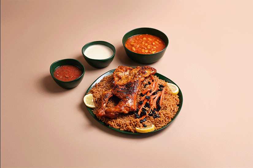 Charcoal Chicken Rice Meal