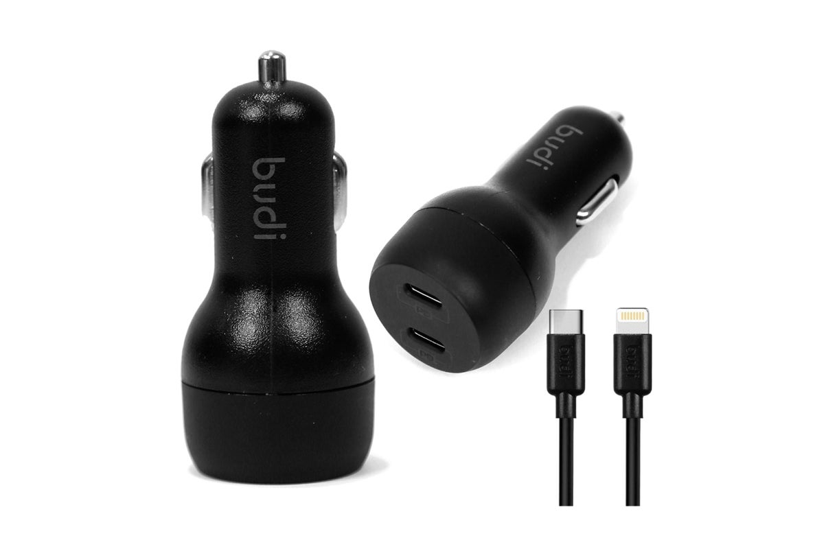 Dual PD CAR CHARGER + C TO LIGHTNING CABLE 40W SMART QUICK CHARGE