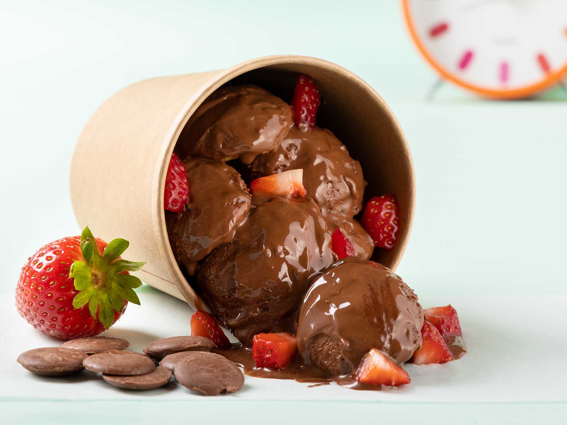 Mini Belgian Chocolate Pancakes