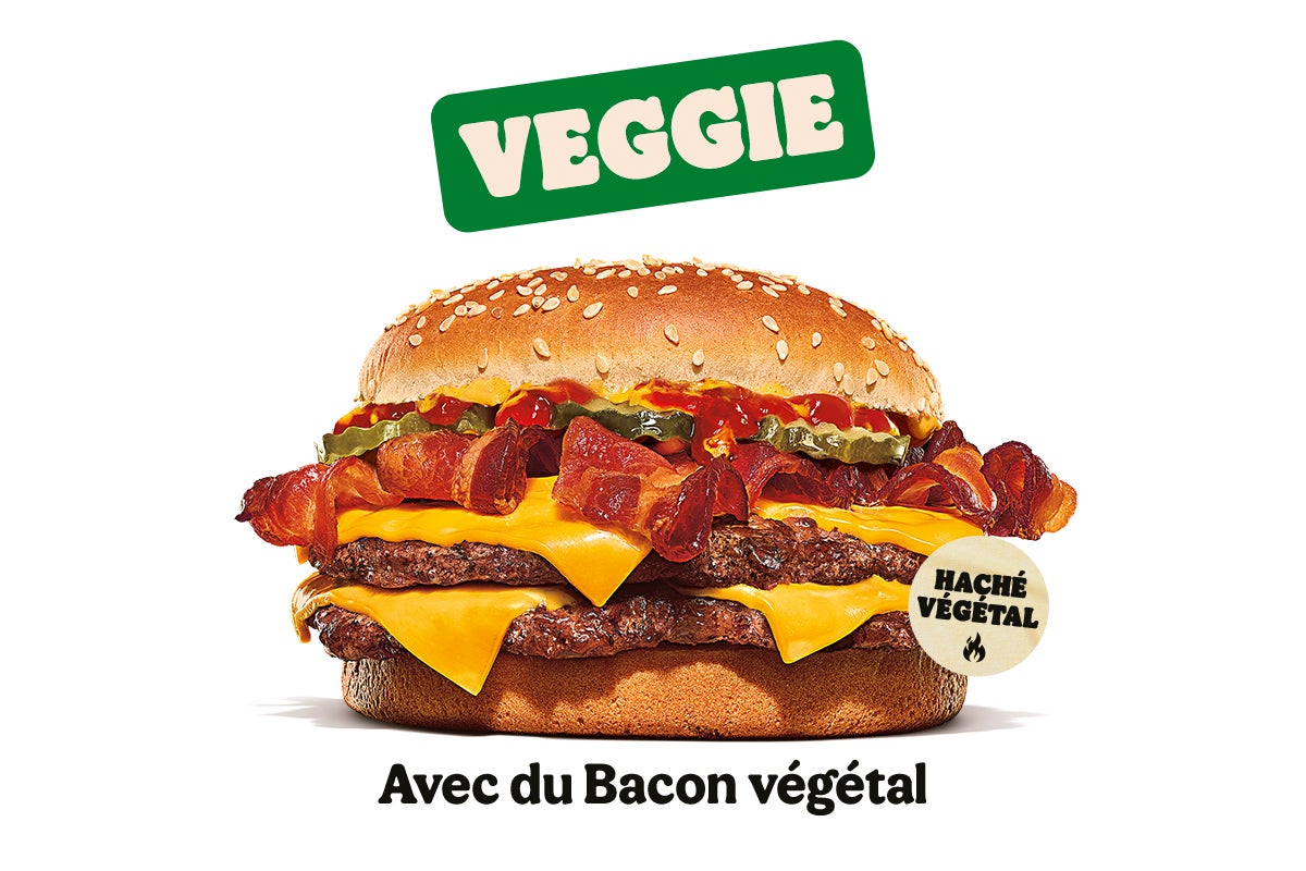 Veggie Double Cheese Bacon XXL