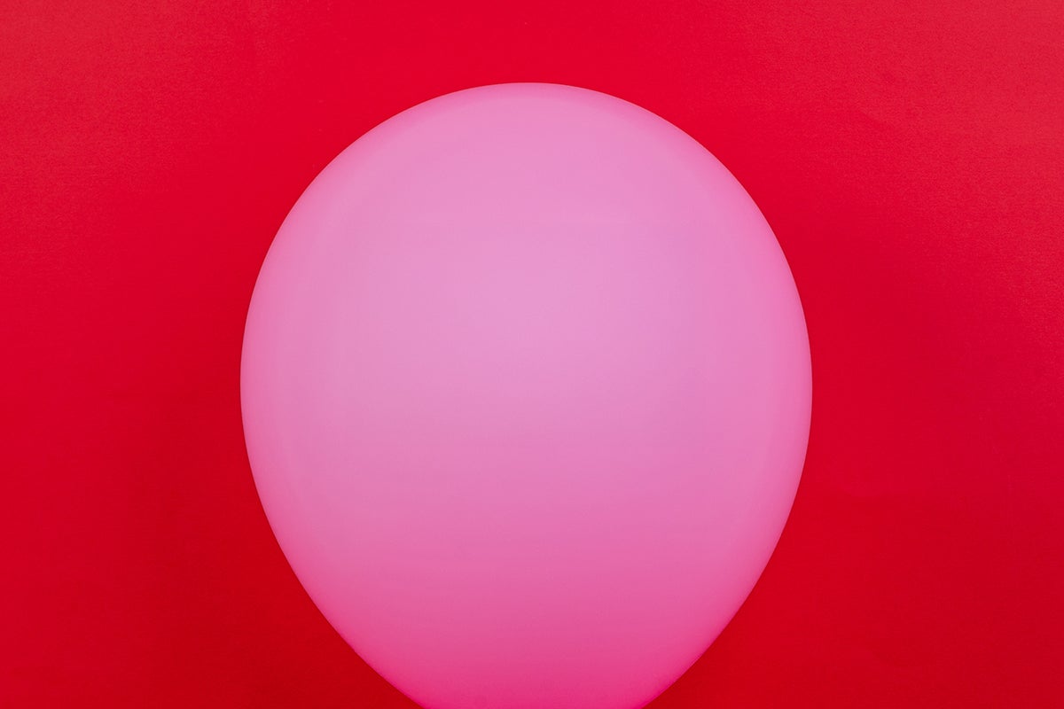 Pink balloon