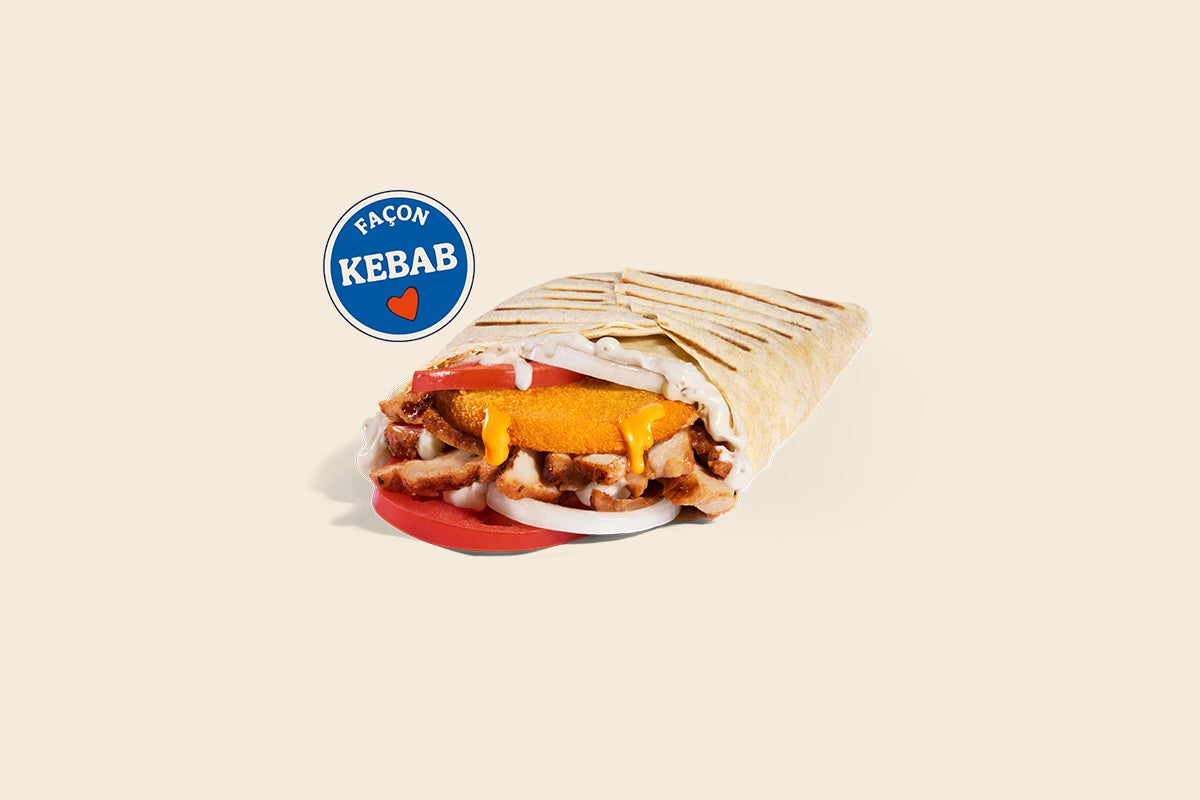 Tortilla Kebab Extra Cheddar