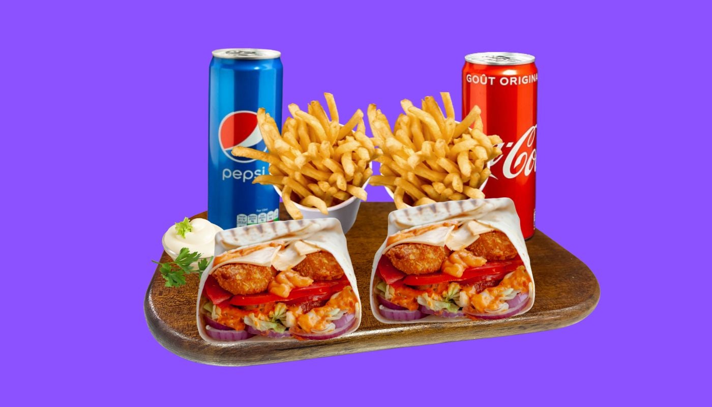 MENU DUO WRAPS 🌯🌯🍟🍟🥤🥤