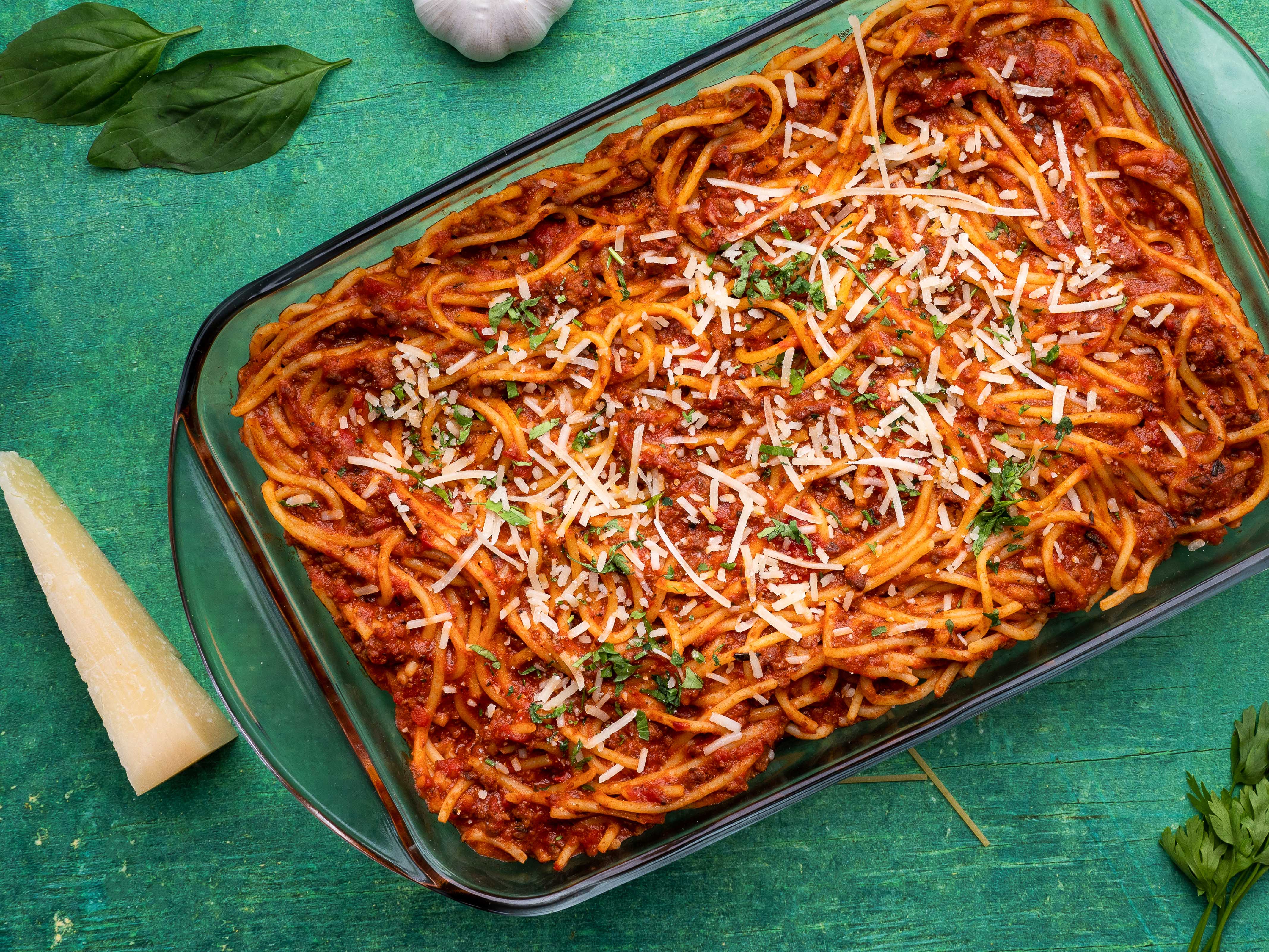 Gathering Spaghetti Bolognese Pasta