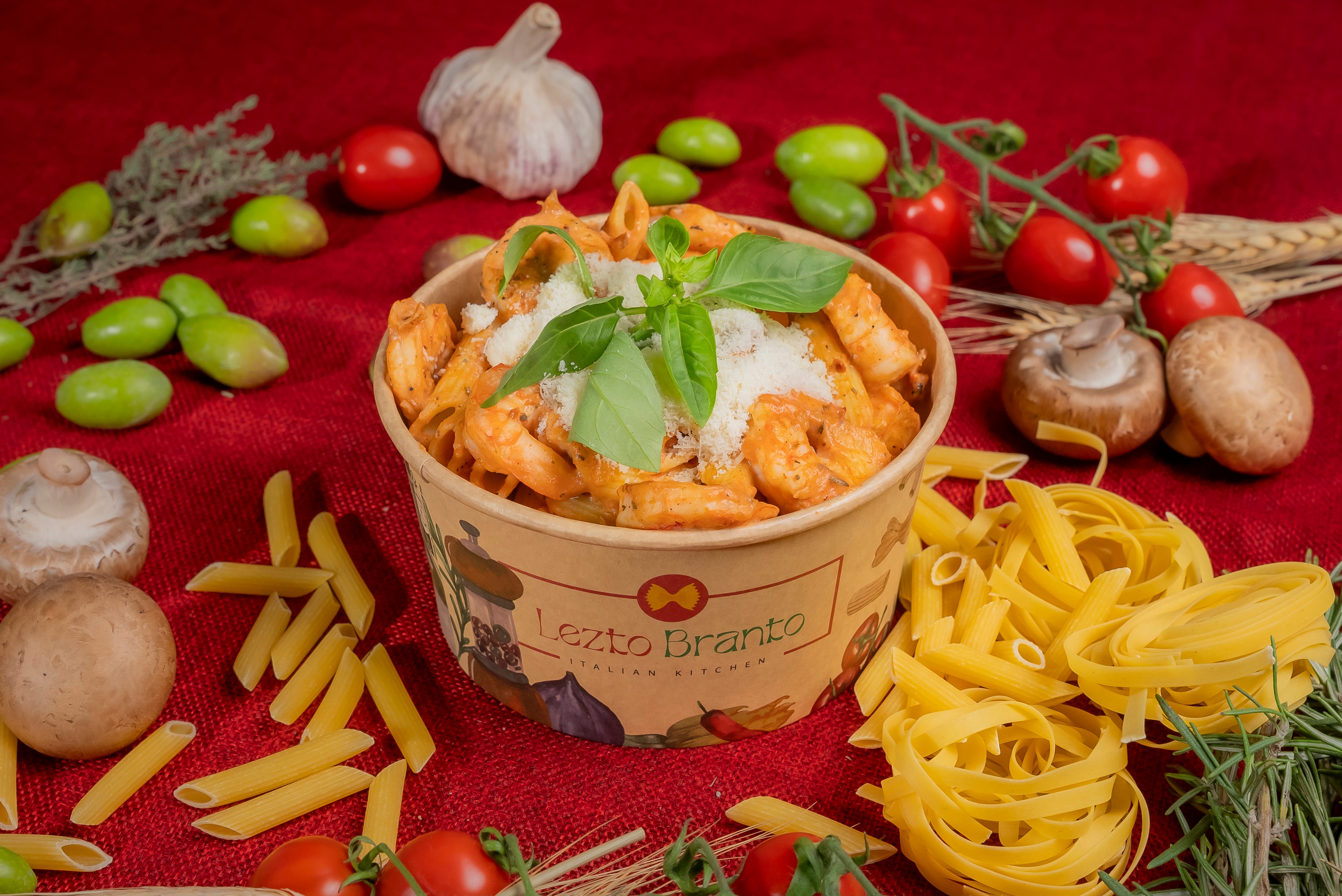 Penne ai gamberetti