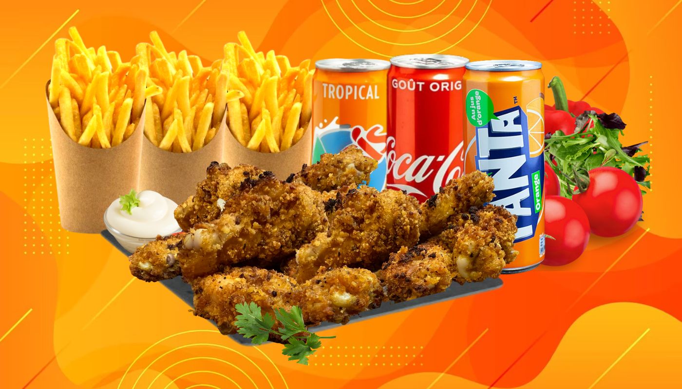 👨‍👩‍👧‍👧Menu - chicken wings family 👩‍👦‍👦 🍗 🍟�