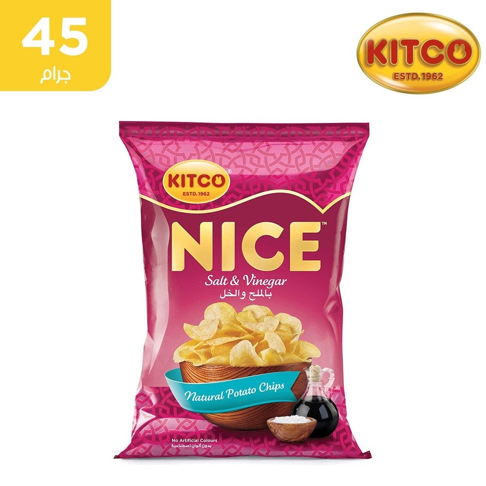 KITCO Nice Chips Salt Vinegar 45 g