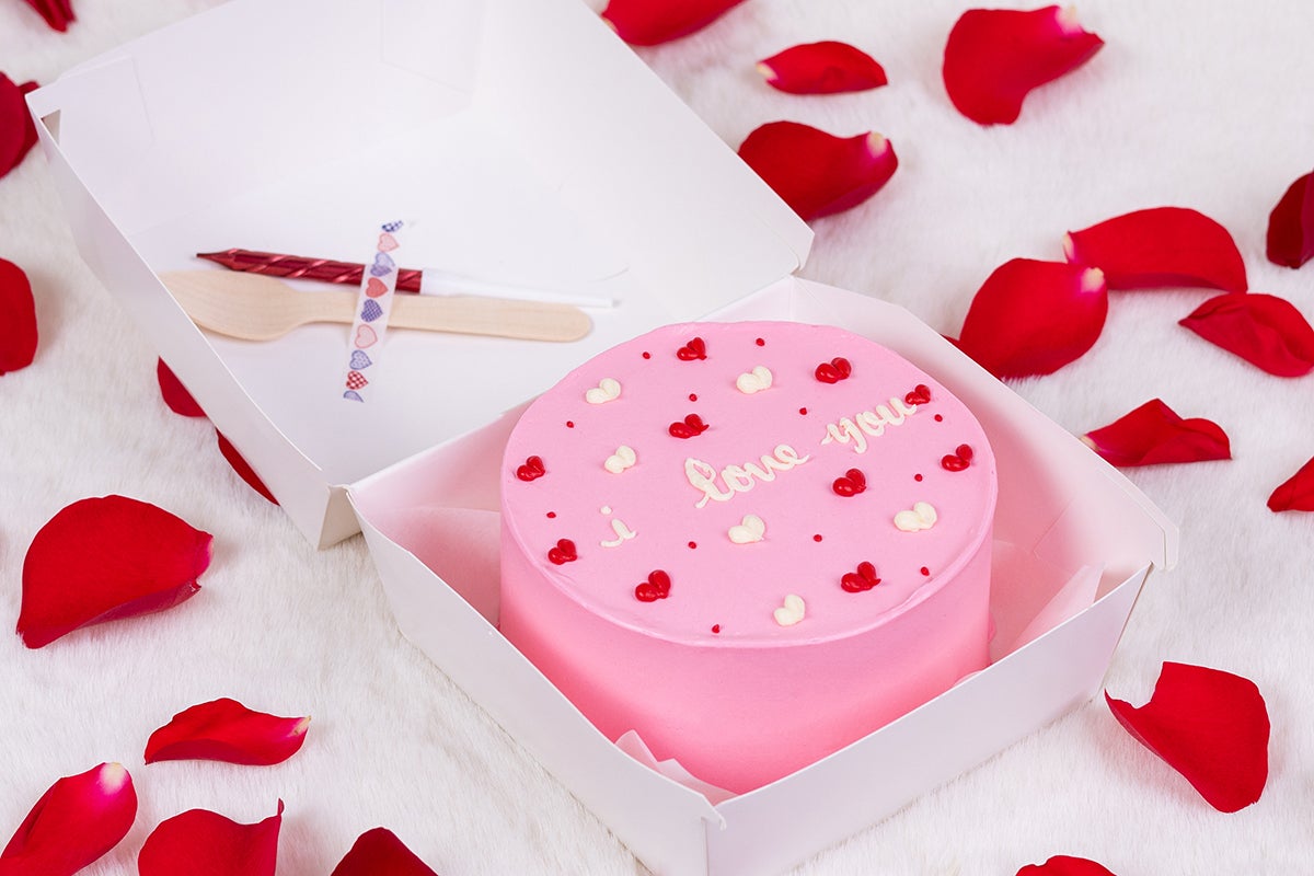 Round Pink I Love You