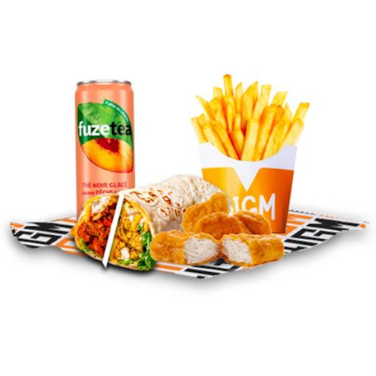 W1 - Wrap au choix + 4 Nuggets
