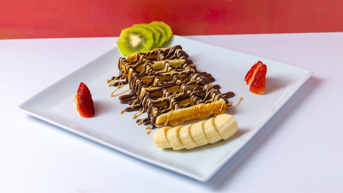 Waffle With Fruits