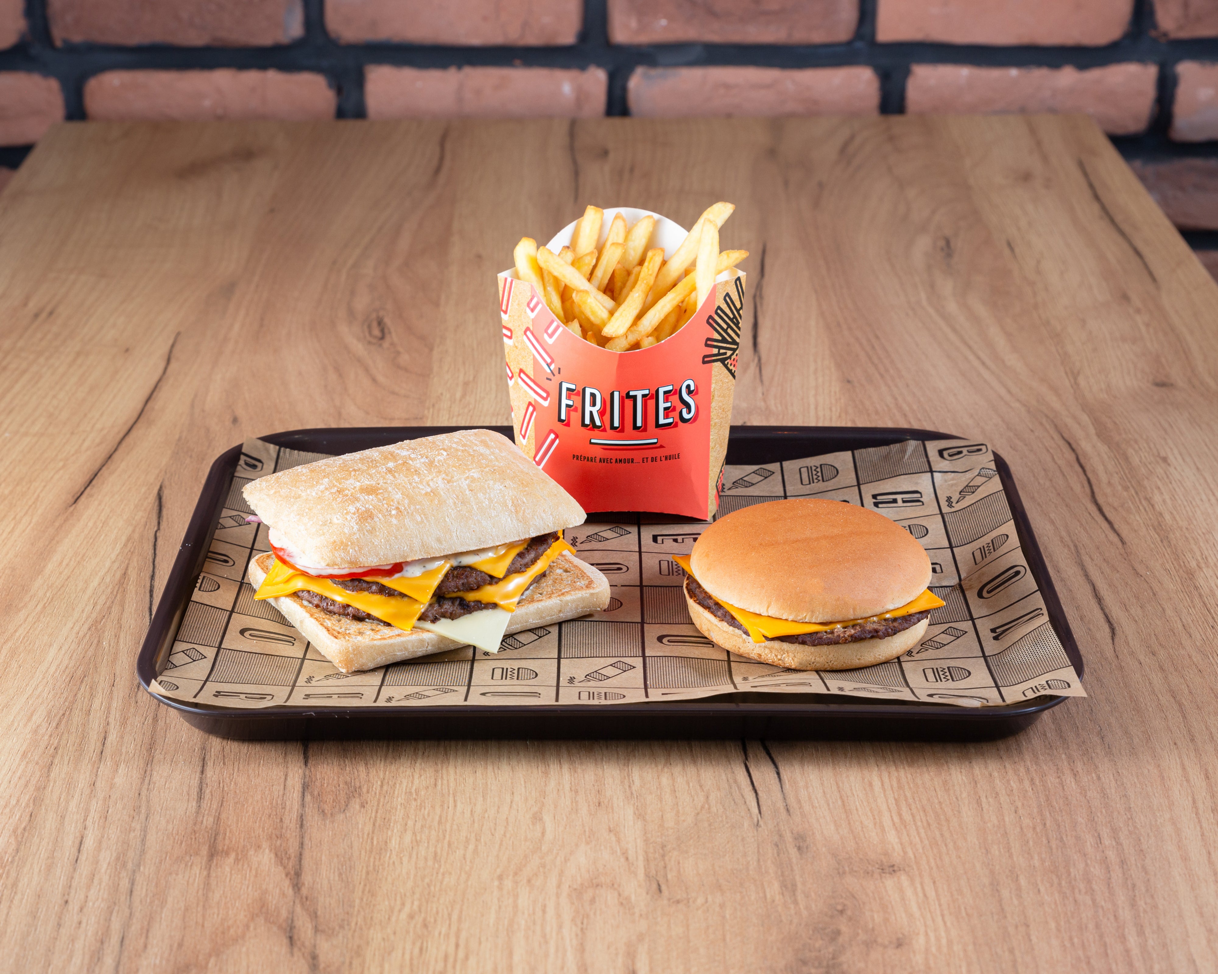 Menu B-9 burger