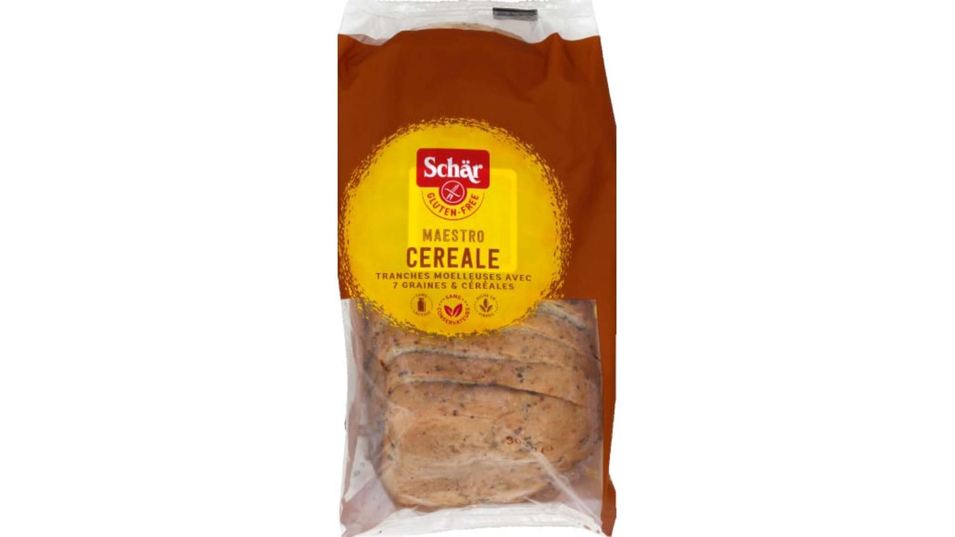 Schär Pain Maestro Cereale Sans Gluten Le pain de 11 tranches - 300 g