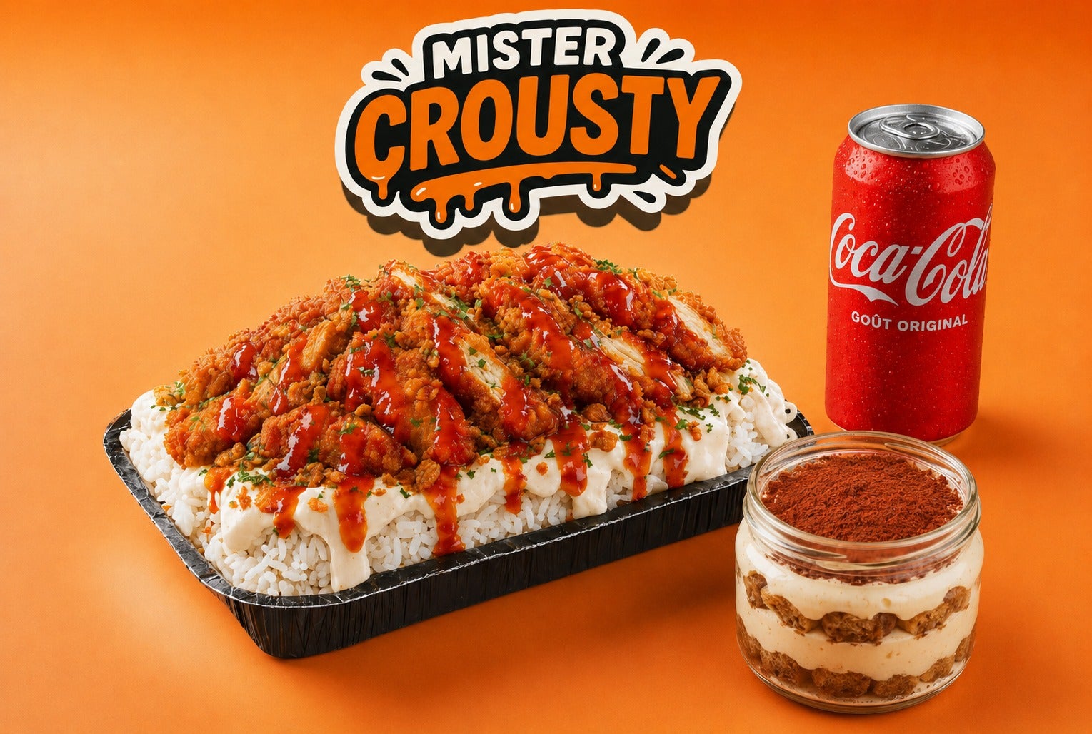 Big Menu XL - Crousty ! (🍗 + 🍰+🥤) !