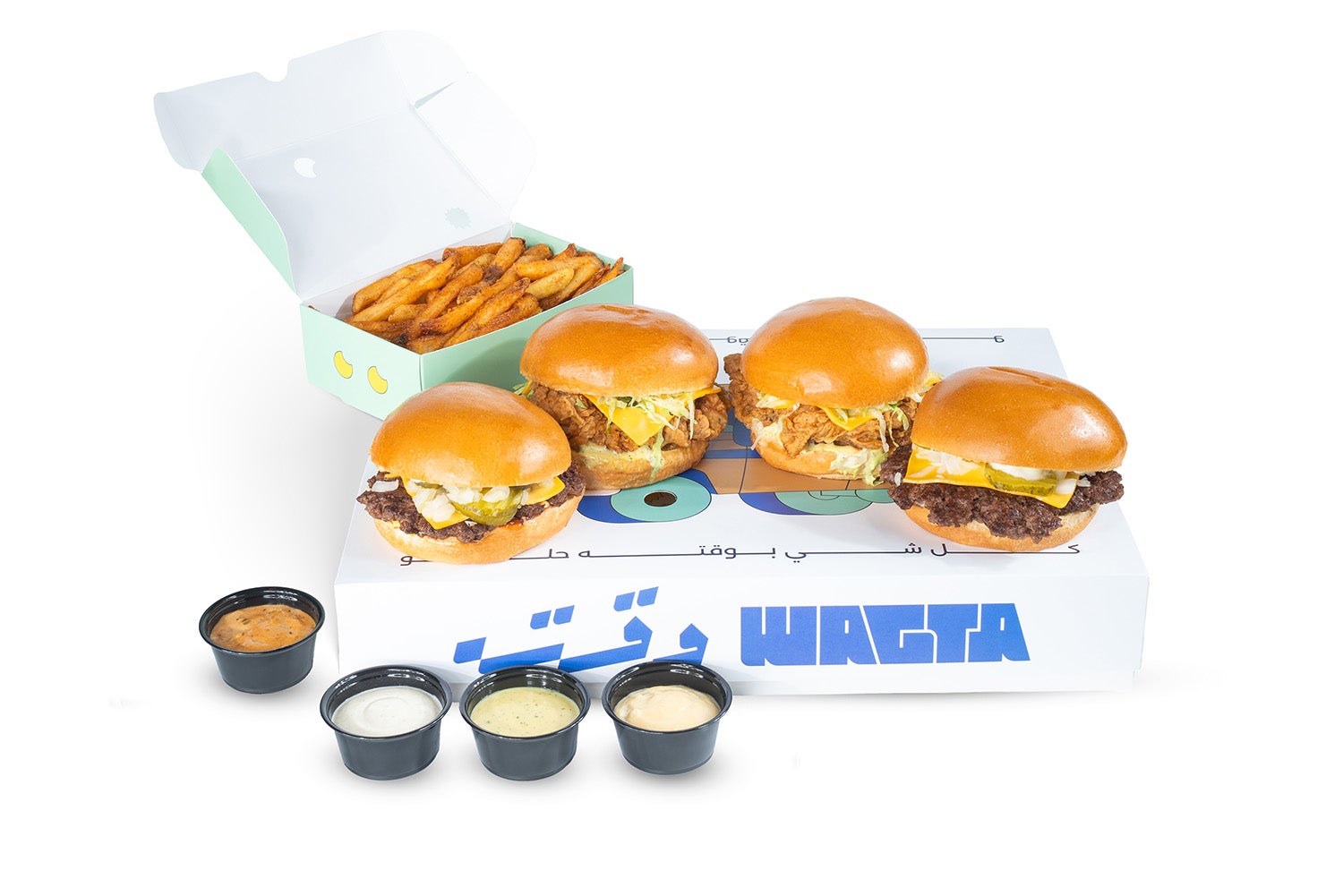 Burger Box for 4 People