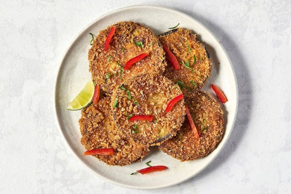 Aubergine Fritters