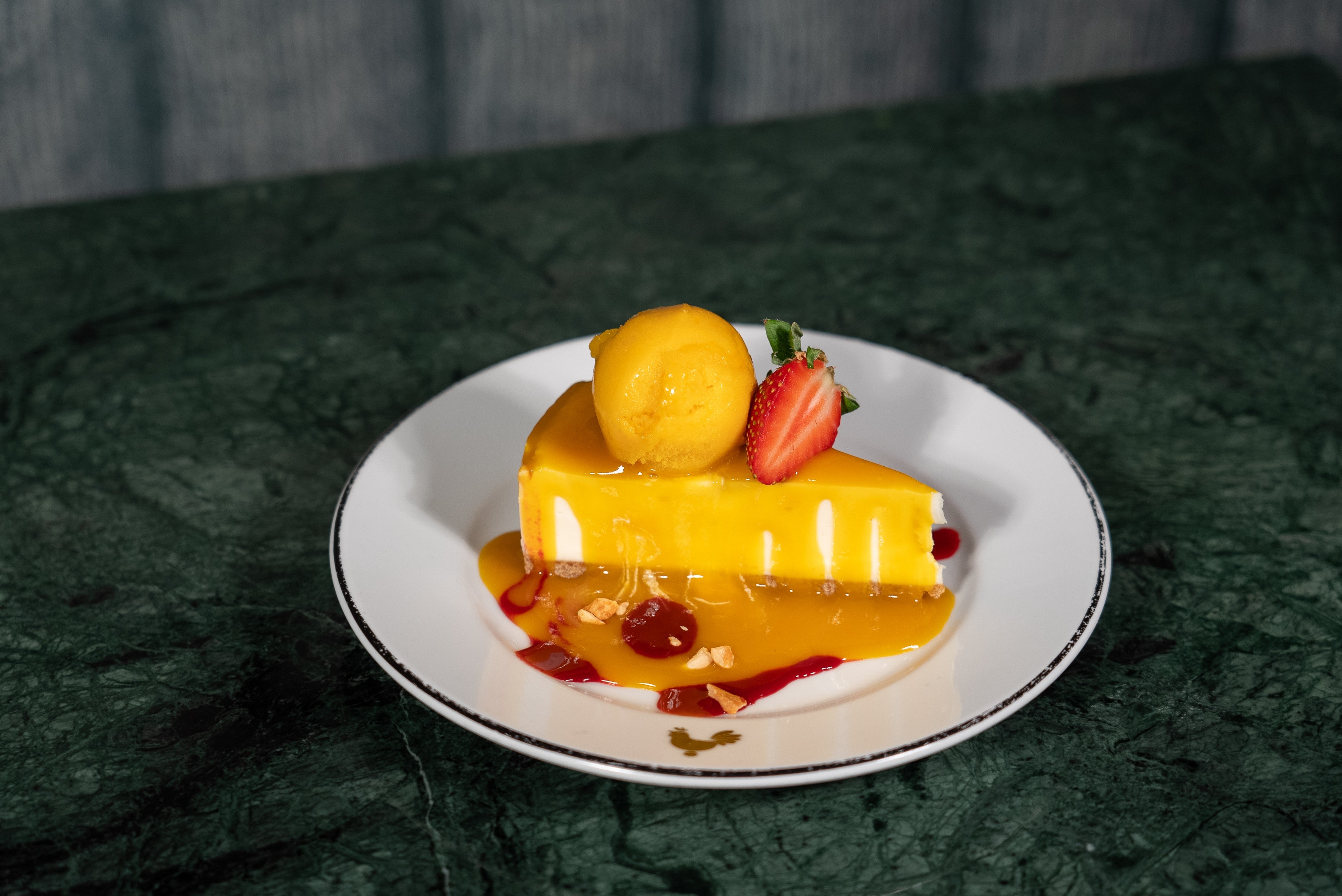 Cheesecake mangue passion